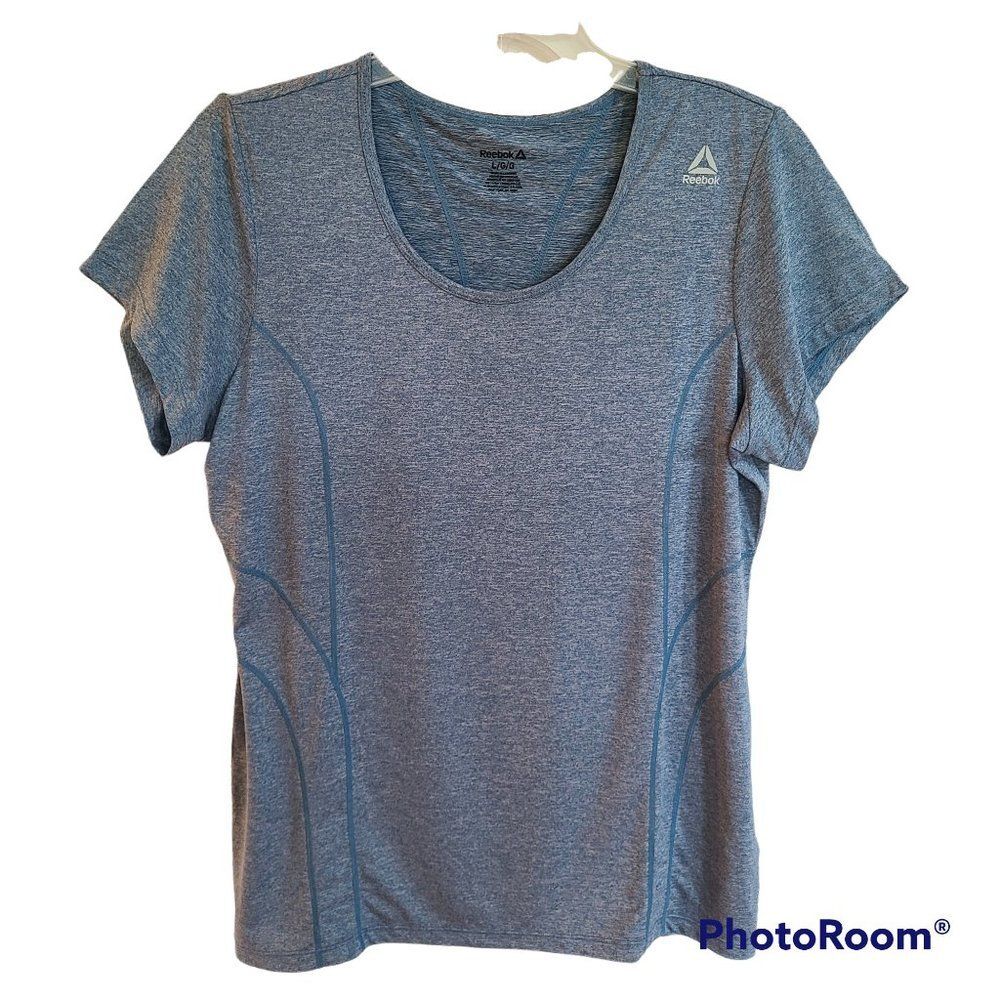 Reebok Women's Athletic Activewear Athleisure Exercise Top Lg Like-New Condition